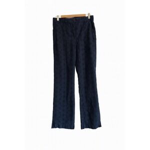 Ann Taylor Eyelet Pants – Size 6 – Navy Blue